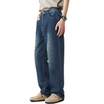 Elasticated Waist Classic Straight Leg Jeans