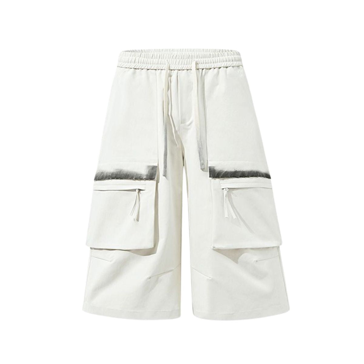 Cargo Wide-Leg Cropped Pants