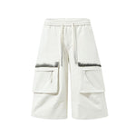 Cargo Wide-Leg Cropped Pants