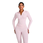 Tailored Fit Thumbhole Full-Zip Jacket