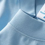 Solid Color Crew Neck Basic Tee 240gsm