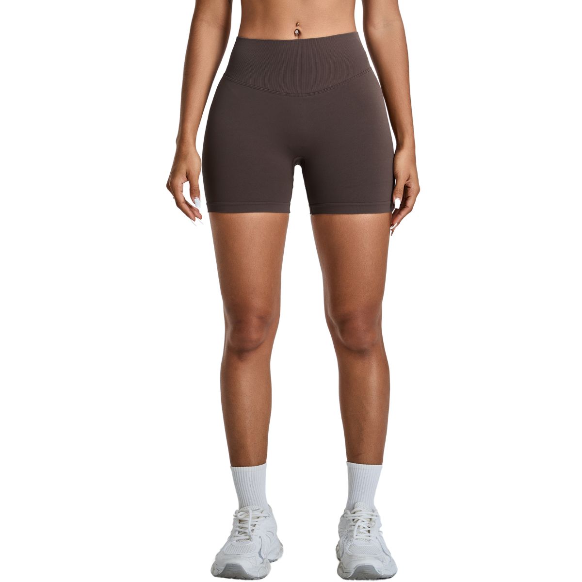 High-Rise Seamless Workout Shorts