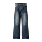 Elasticated Waist Classic Straight Leg Jeans