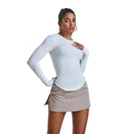 Quick-Dry Slim-Fit Long-Sleeve Tee