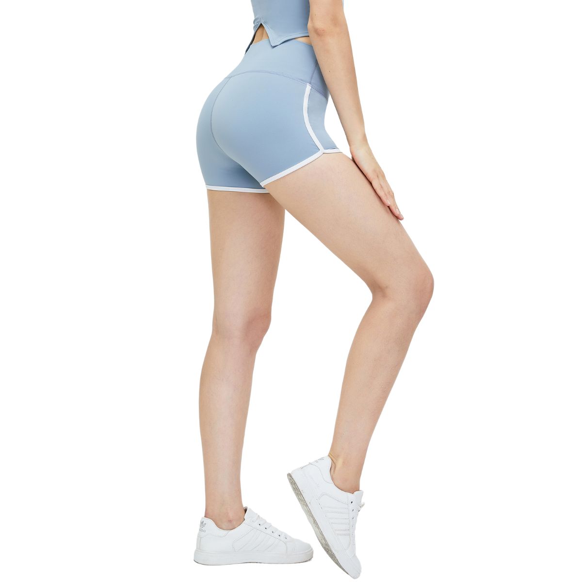 High-Waisted Ringer Yoga Shorts