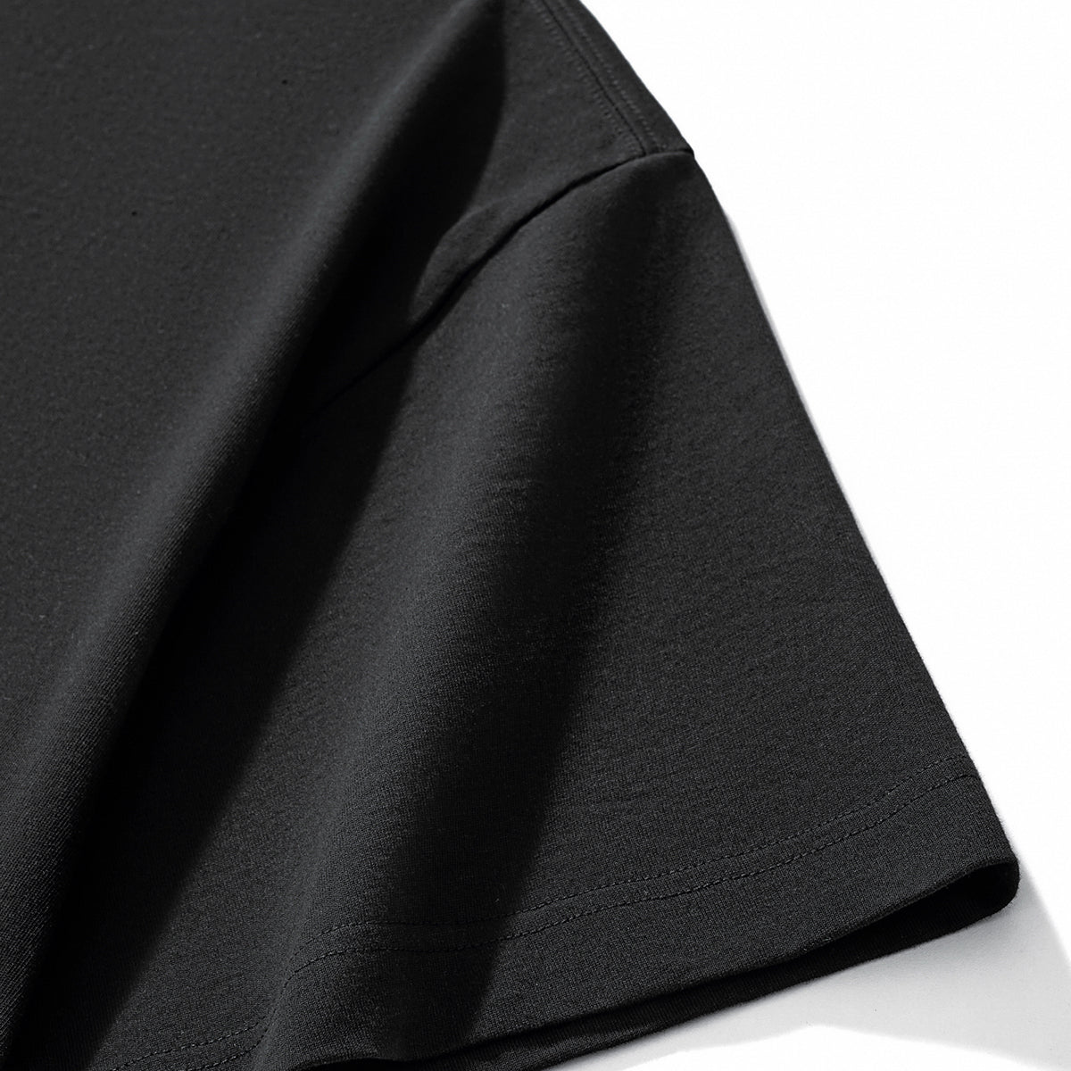 Solid Color Crew Neck Baggy Tee 230gsm