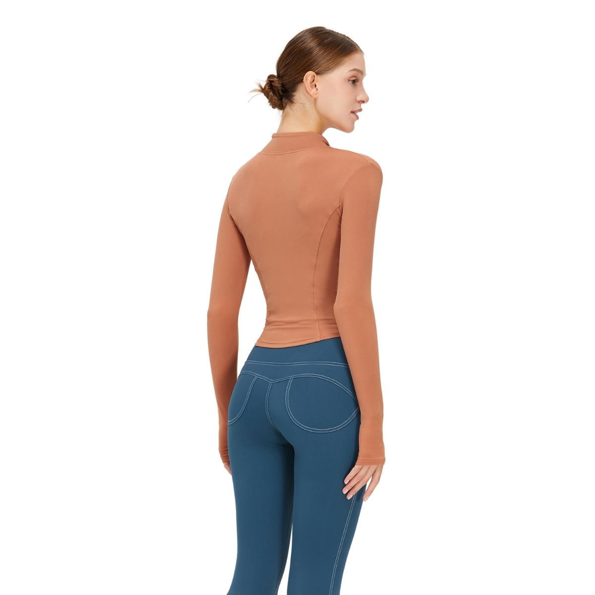 Tailored Fit Thumbhole Full-Zip Jacket