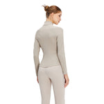 Solid Color Tailored Fit Full-Zip Jacket