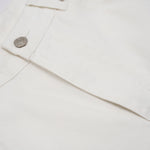 White Baggy Bermuda Denim Shorts