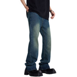 Relaxed Fit Washed Faded Denim Pants