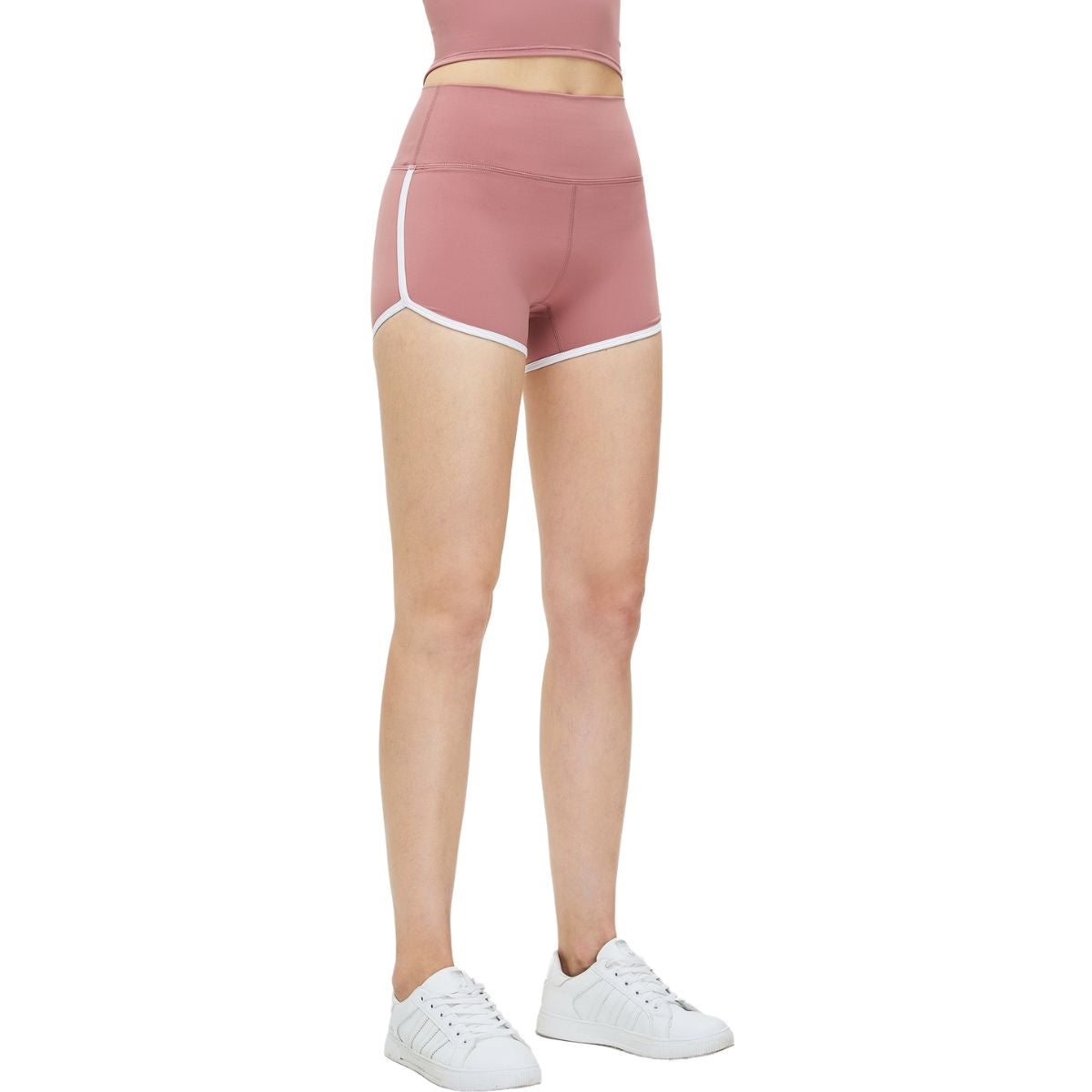 High-Waisted Ringer Yoga Shorts