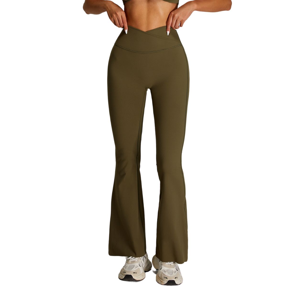 Women's Crossover Bootcut Leggings