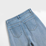 Floral Embroidered Pearl-Beaded Cut-Out Jeans