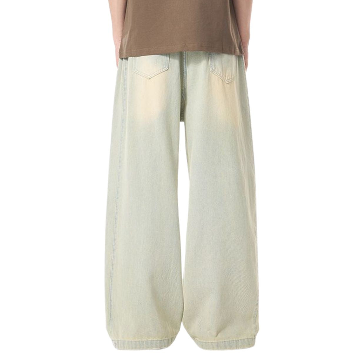 Heavy Washed Oversized Denim Jeans