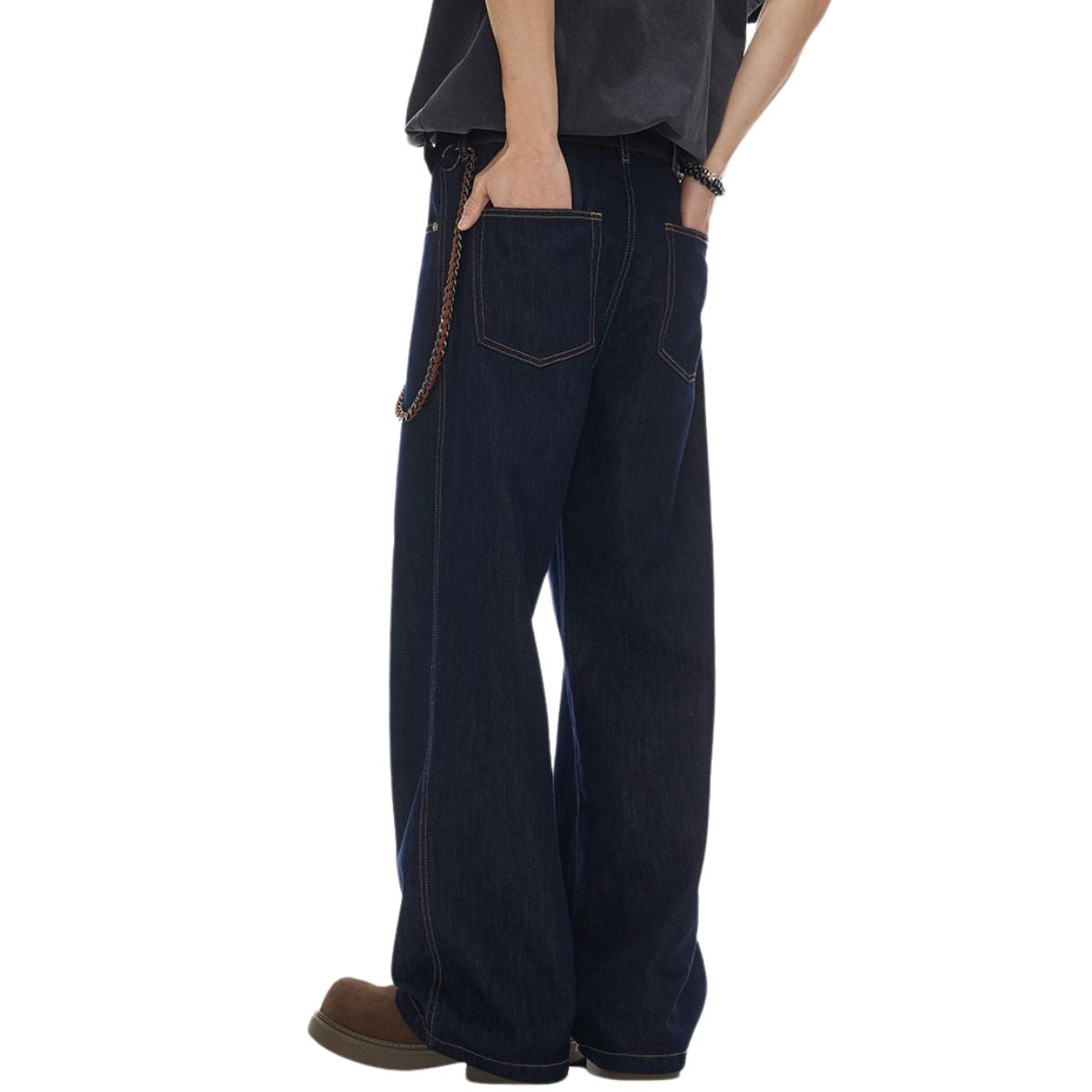 Selvedge Straight-Leg Denim Pants