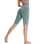 Seamless Butt-Lift Mid-Thigh Leggings
