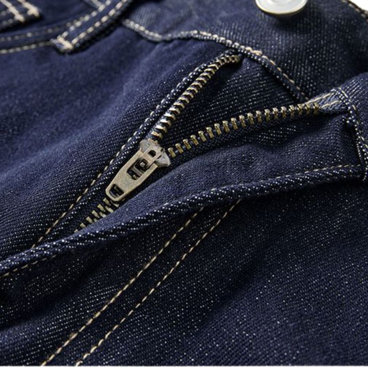 Selvedge Straight-Leg Denim Pants