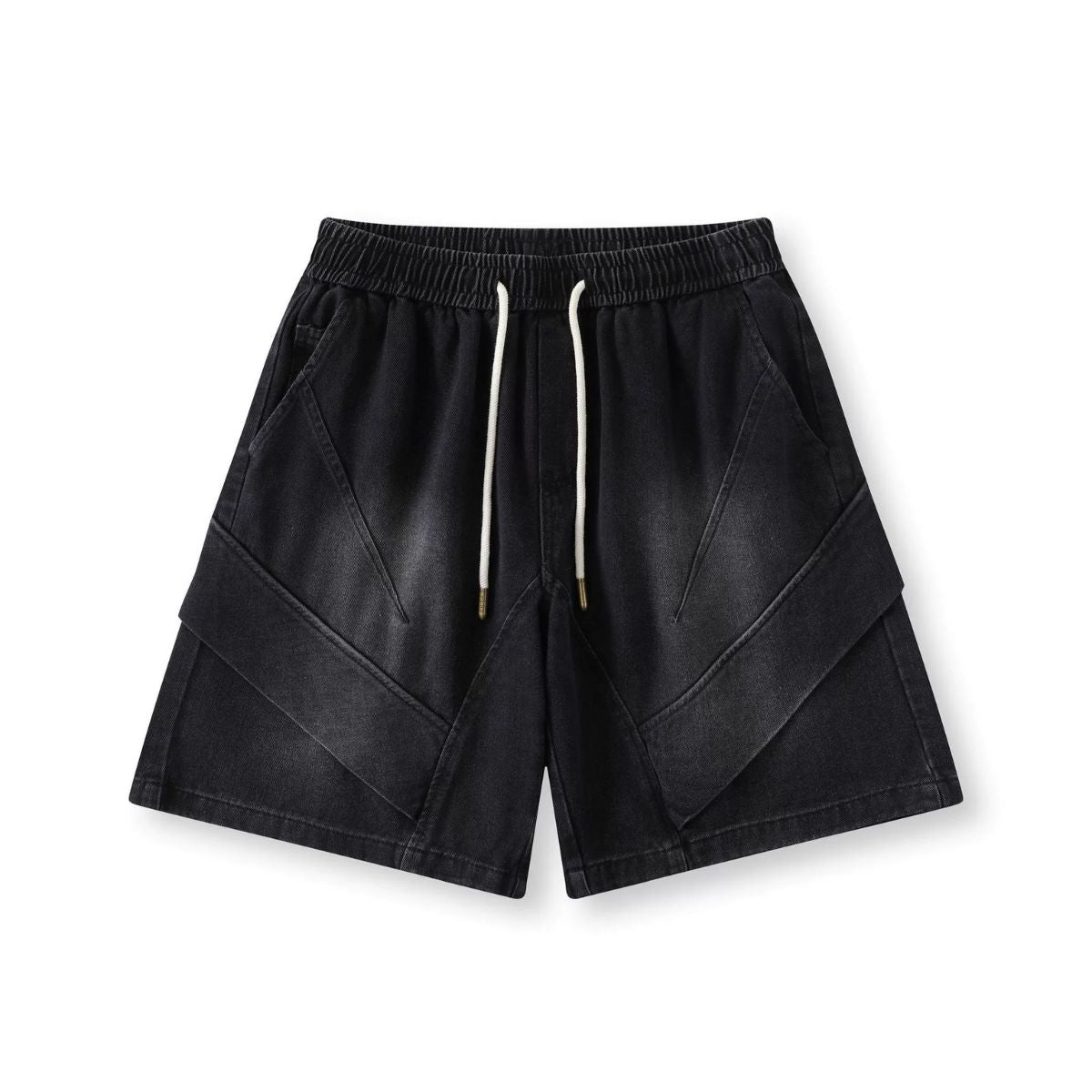 Vintage Washed Bermuda Denim Shorts