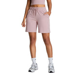 Relaxed Fit Drawstring Yoga Shorts