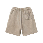 Raw Edge Patchwork Shorts