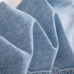 Lightweight Embroidered Cut-Out Bootcut Jeans