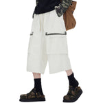 Cargo Wide-Leg Cropped Pants