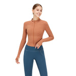 Tailored Fit Thumbhole Full-Zip Jacket