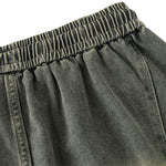 Vintage Washed Bermuda Denim Shorts