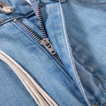 Raw Hem Ethnic Motif Embroidery Flared Jeans