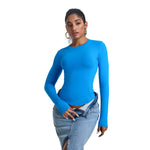 Quick-Dry Slim-Fit Long-Sleeve Tee