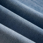 Embroidered Patchwork Cut-Out Denim Skirt