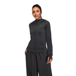 Solid Color Relaxed Fit Full-Zip Hoodie