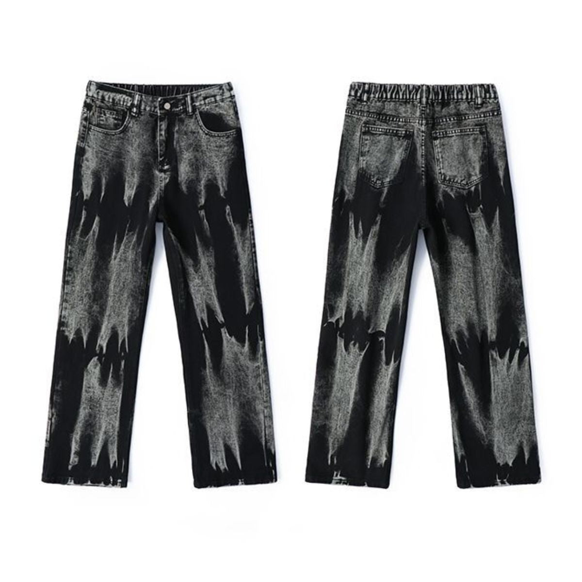 Y2K Tie-Dye Straight Leg Jeans