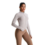 Women's Curved Hem Full-Zip Jacket