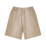 Washed Faded Distressed Shorts