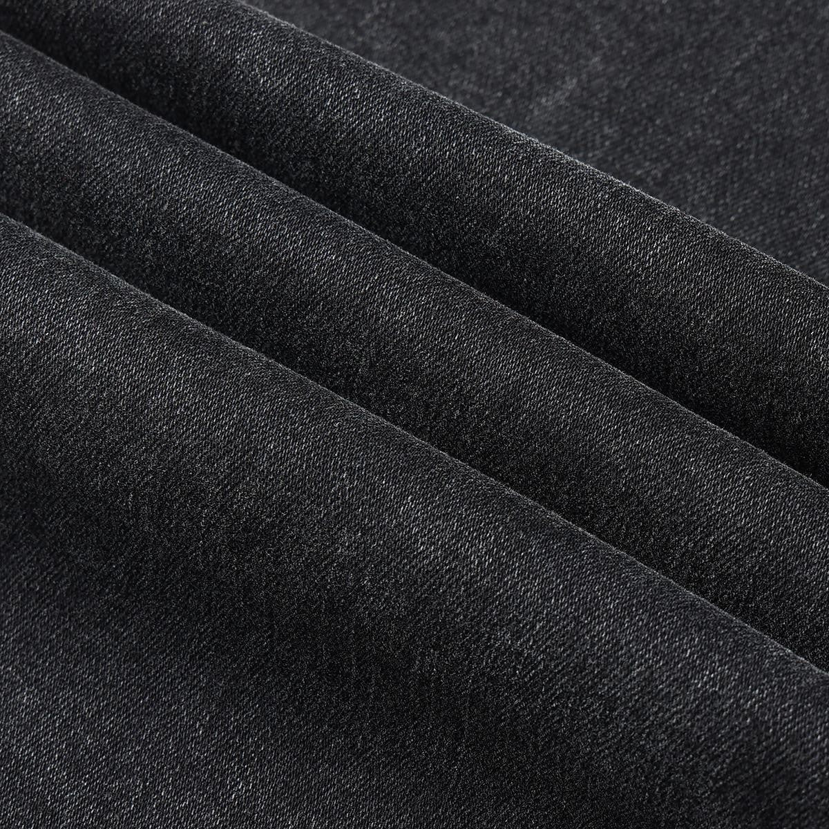 Sequined & Beaded Floral Embroidery Tapered Ankle Jeans