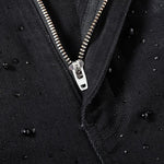 Patchwork Floral-Embroidered Sequined Bootcut Jeans