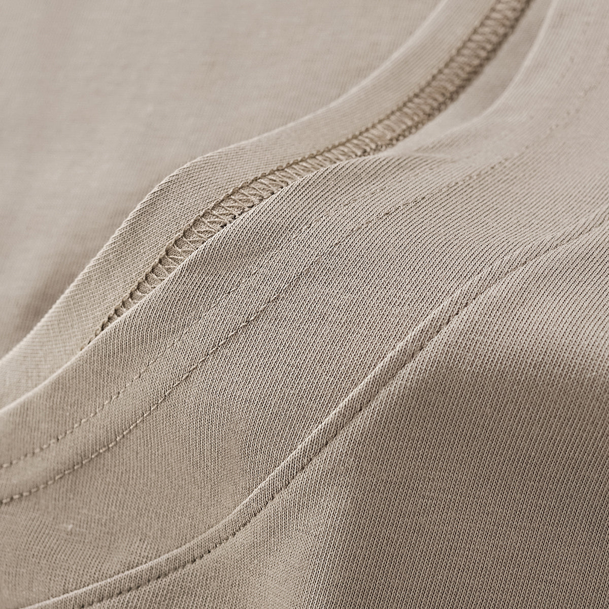 Solid Color Crew Neck Sleeveless Tee 240gsm