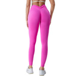V-Seam Back Butt-Lifting Leggings