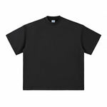 Solid Color Crew Neck Baggy Tee 230gsm