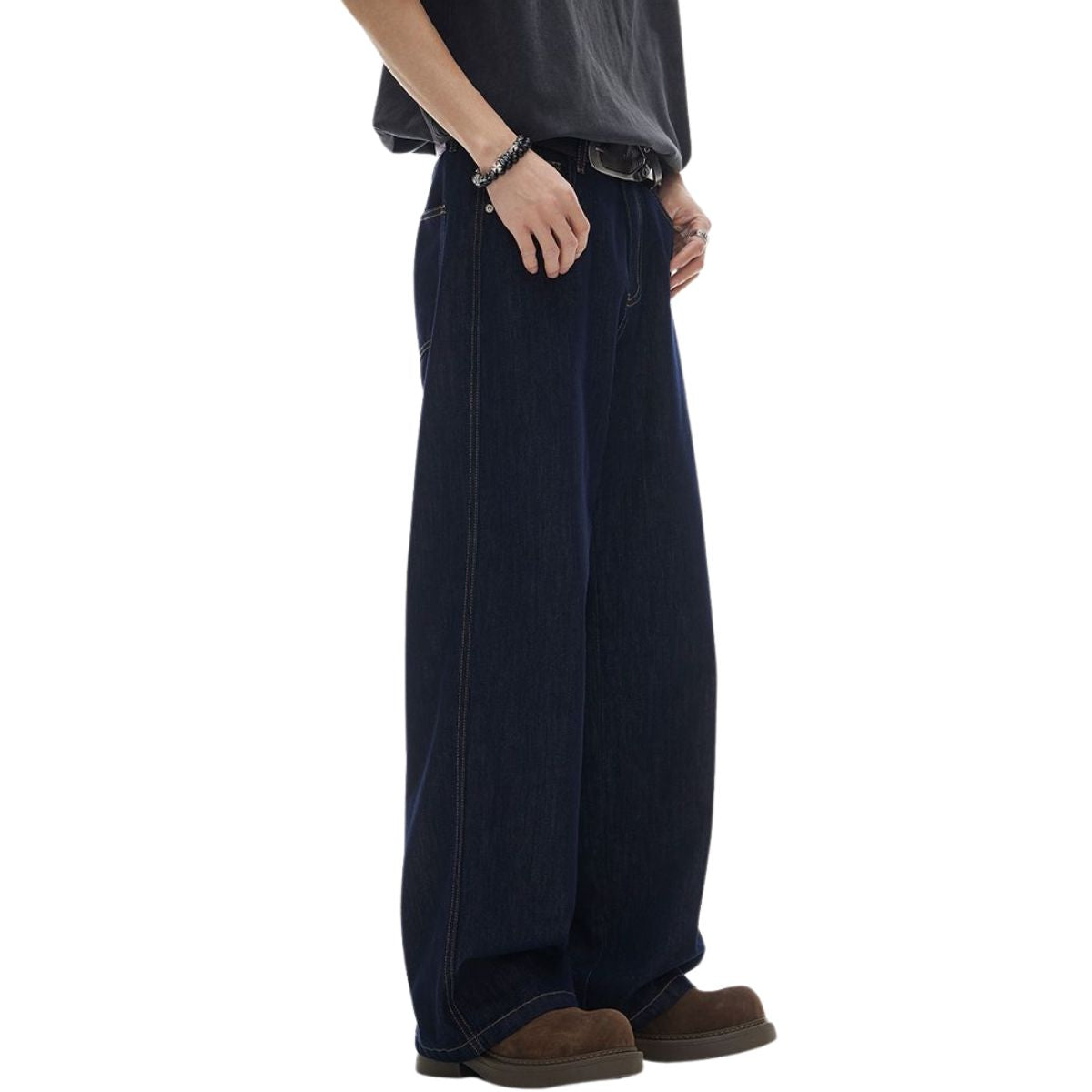 Selvedge Straight-Leg Denim Pants