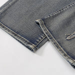 Distressed Patched Star Detail Jeans