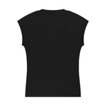 Classic Scoop-Neck Ribbed Sleeveless Top 250gsm