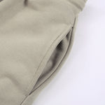 Solid Color A-Line Mini Skort