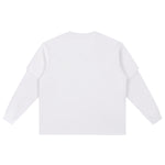 Solid Color Mock Layered Sleeves Sweatshirt