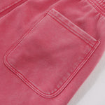 Sweatpants Washed Wide-Leg Vintage Streetwear Joggers