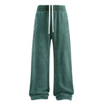 Sweatpants Washed Wide-Leg Vintage Streetwear Joggers