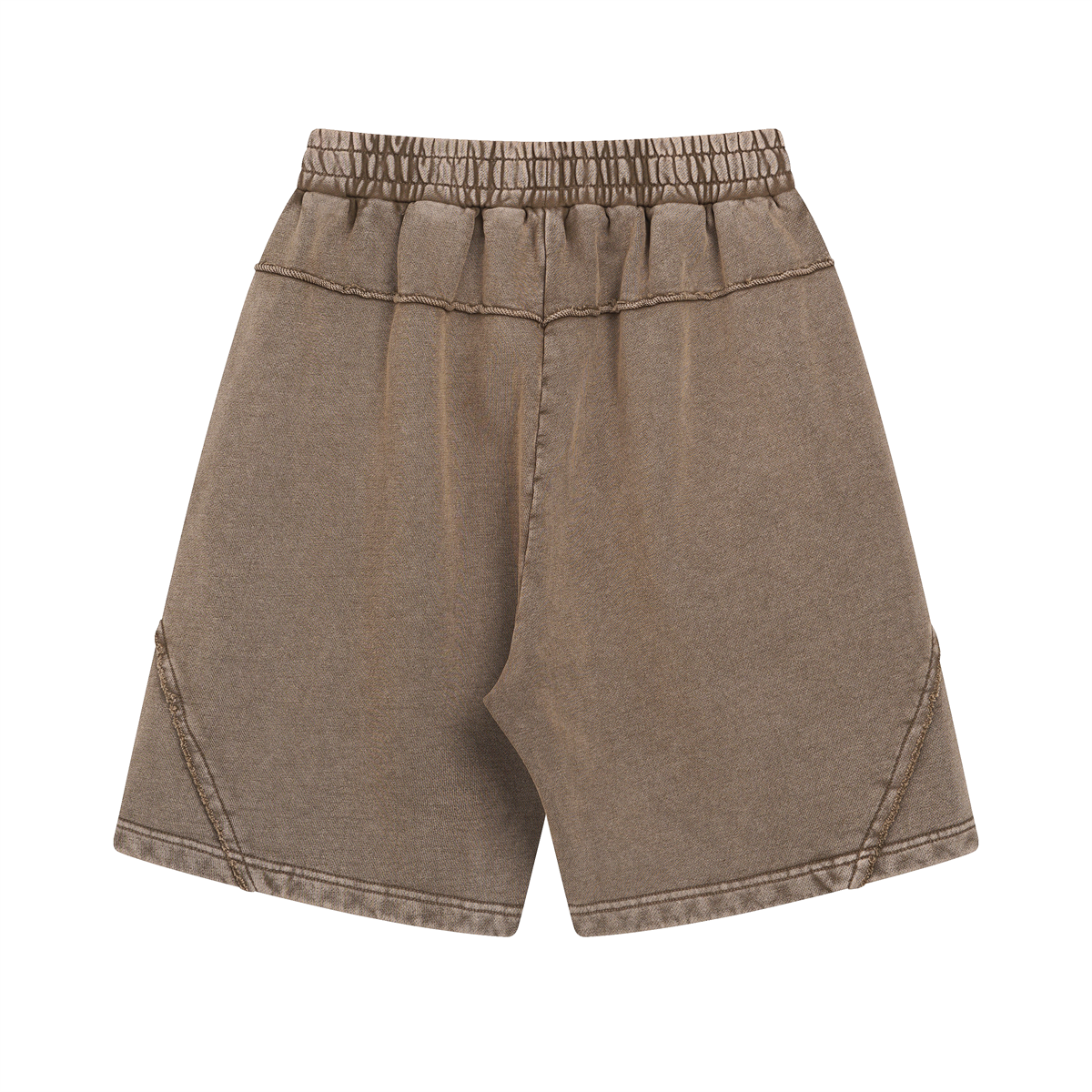 Vintage Loose-Fit Patchwork Shorts