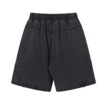 Vintage Loose-Fit Patchwork Shorts