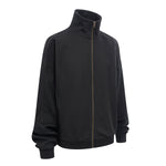 Minimalist Stand Collar Zip Up Sweatshirt